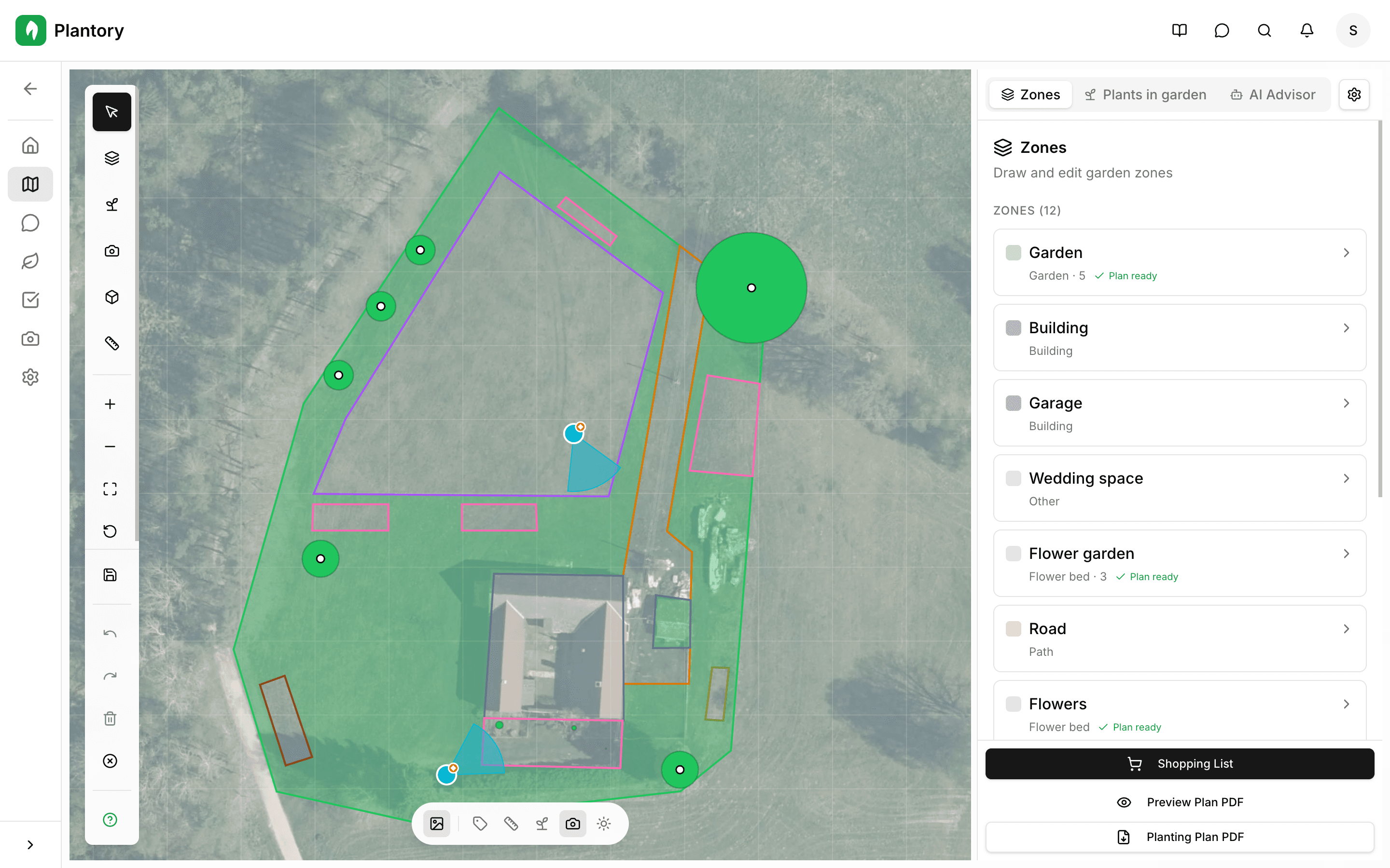 Visualization generation dialog with options